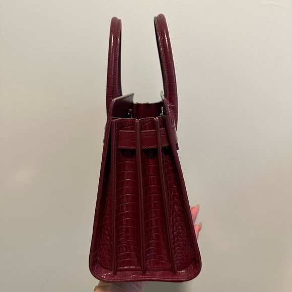 SAC DE JOUR BABY IN MATTE CROCODILE EMBOSSED LEATHER - Picture 9 of 9